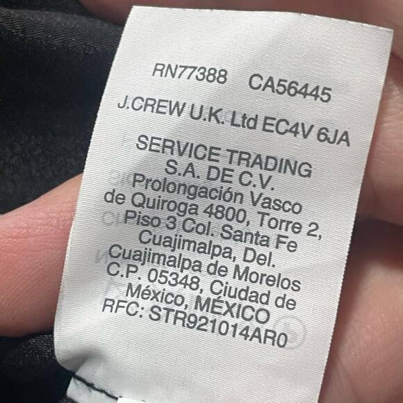 J. Crew Womens XS Short Sleeve Lace Floral Keyhole Top Black  K2653 2019006CN01 - Picture 8 of 10